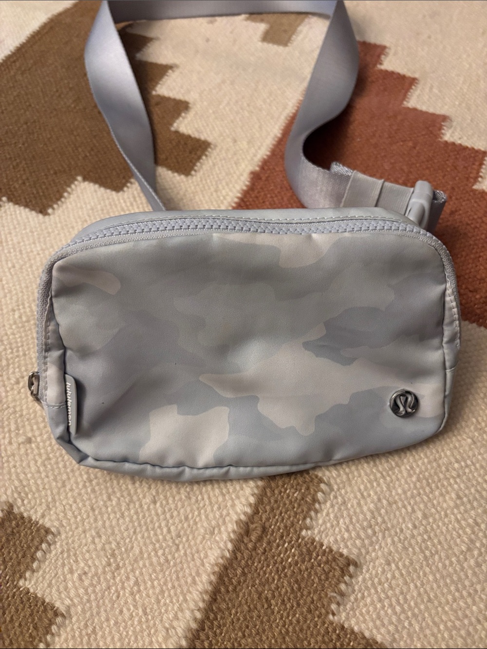White Camo Lululemon Belt Bag